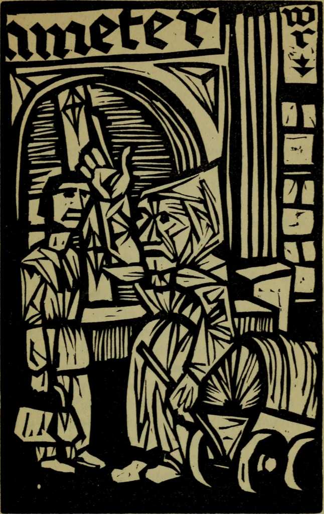 An illustration from Fliegender Sommer : aus den Papieren des Goswin Krell, 1922, leaf 11