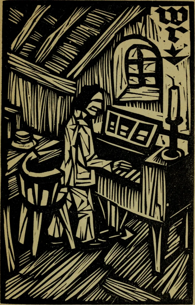 An illustration from Fliegender Sommer : aus den Papieren des Goswin Krell, 1922, leaf 111
