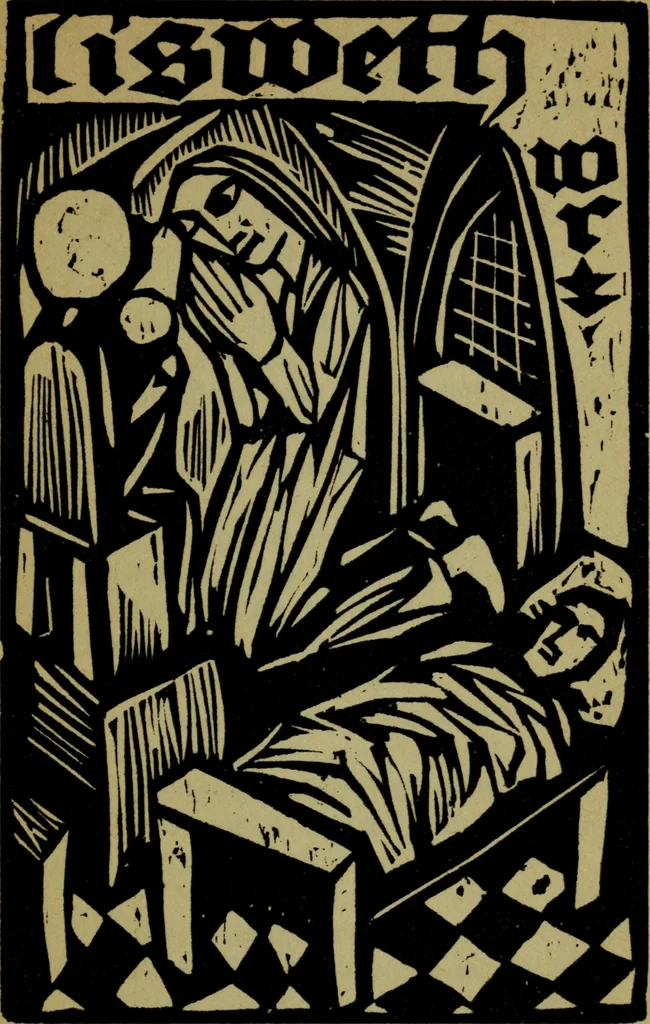 An illustration from Fliegender Sommer : aus den Papieren des Goswin Krell, 1922, leaf 119