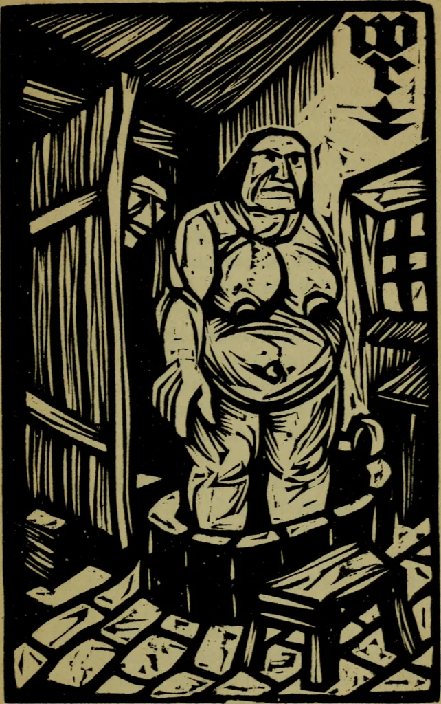 An illustration from Fliegender Sommer : aus den Papieren des Goswin Krell, 1922, leaf 123