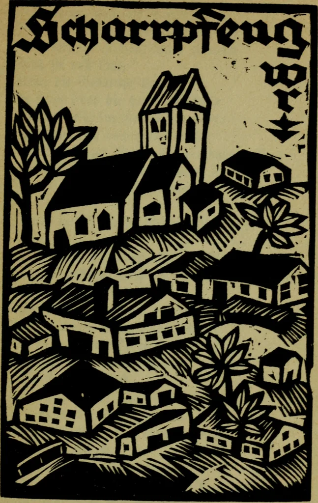 An illustration from Fliegender Sommer : aus den Papieren des Goswin Krell, 1922, leaf 139