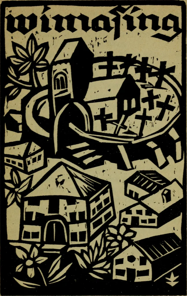 An illustration from Fliegender Sommer : aus den Papieren des Goswin Krell, 1922, leaf 151