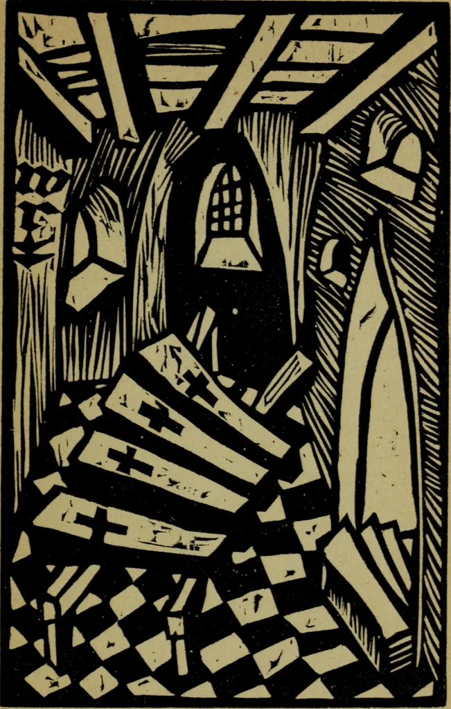 An illustration from Fliegender Sommer : aus den Papieren des Goswin Krell, 1922, leaf 155