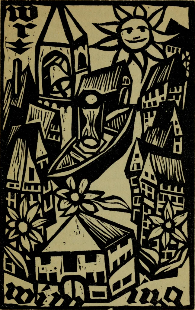An illustration from Fliegender Sommer : aus den Papieren des Goswin Krell, 1922, leaf 29