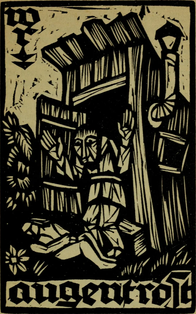 An illustration from Fliegender Sommer : aus den Papieren des Goswin Krell, 1922, leaf 49