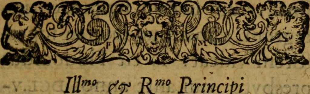 An illustration from Flodoardi presbyteri ecclesiae Remensis canonici Historiarum eiusdem ecclesiae libri IV, 1611, leaf 6