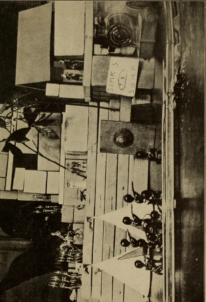 An illustration from Floor games, 1912, leaf 106