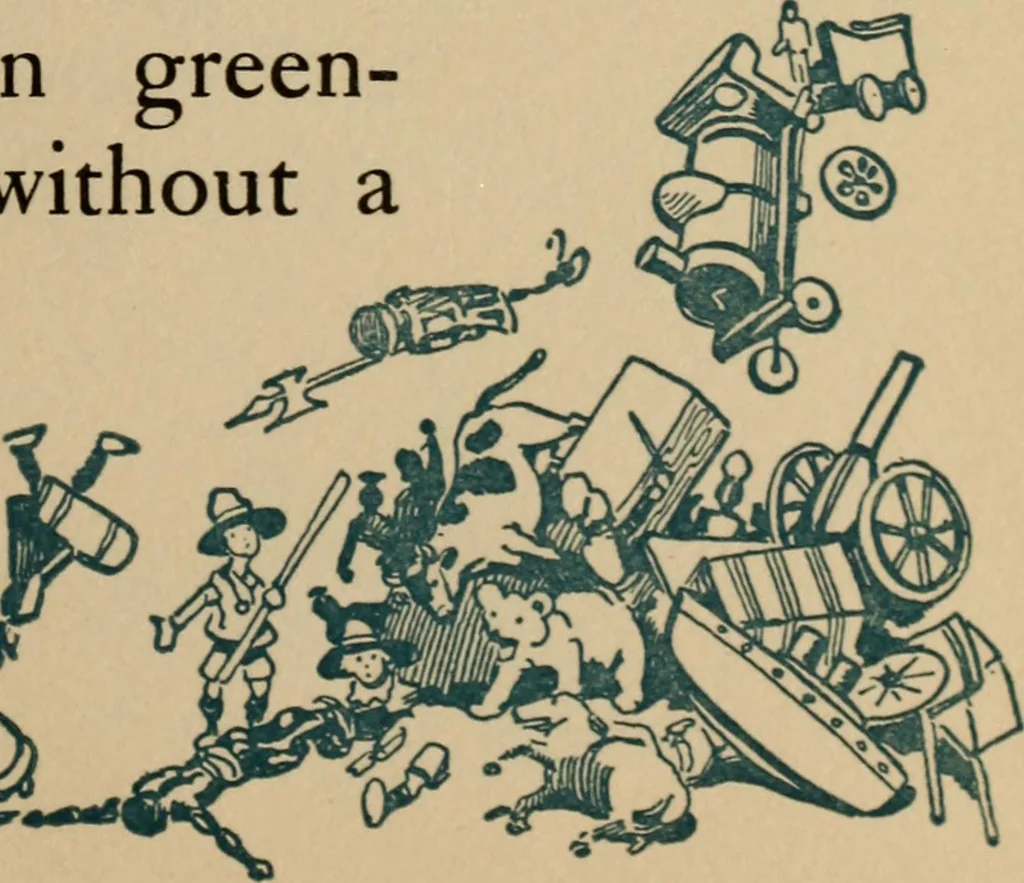 An illustration from Floor games, 1912, leaf 18