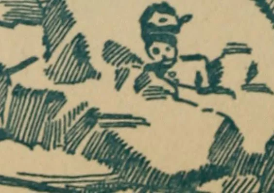 An illustration from Floor games, 1912, leaf 57