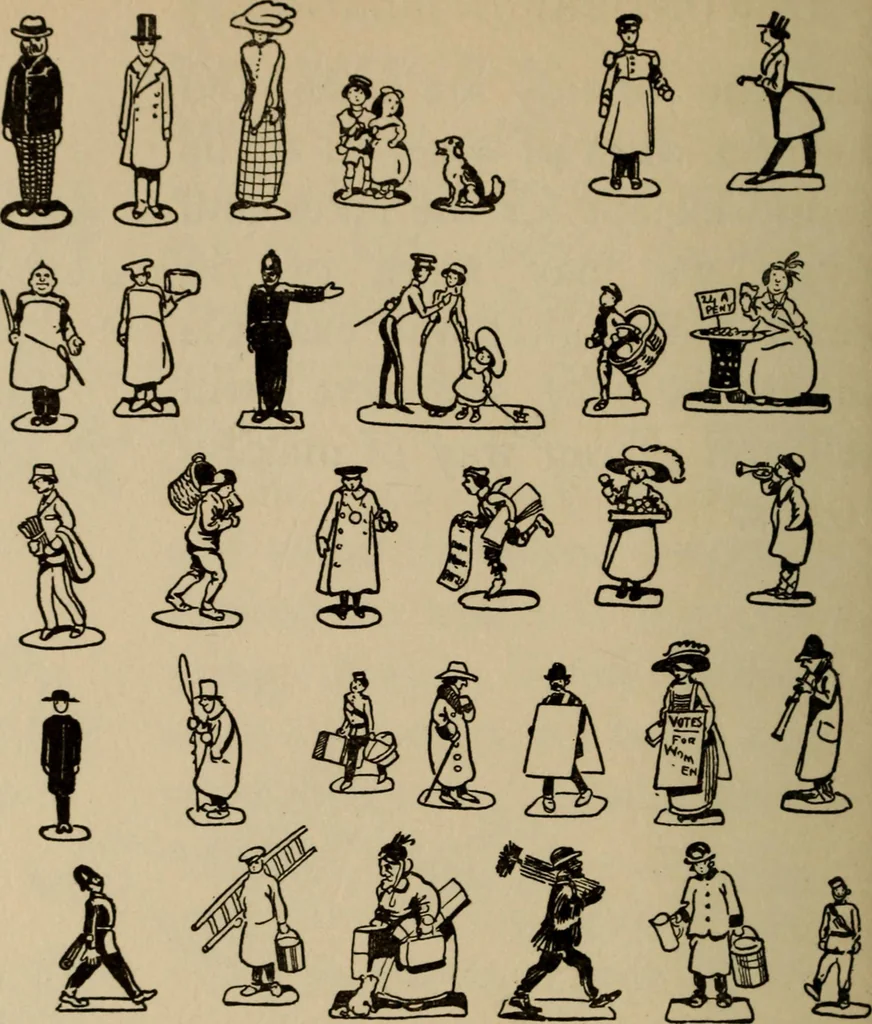 An illustration from Floor games, 1912, leaf 63