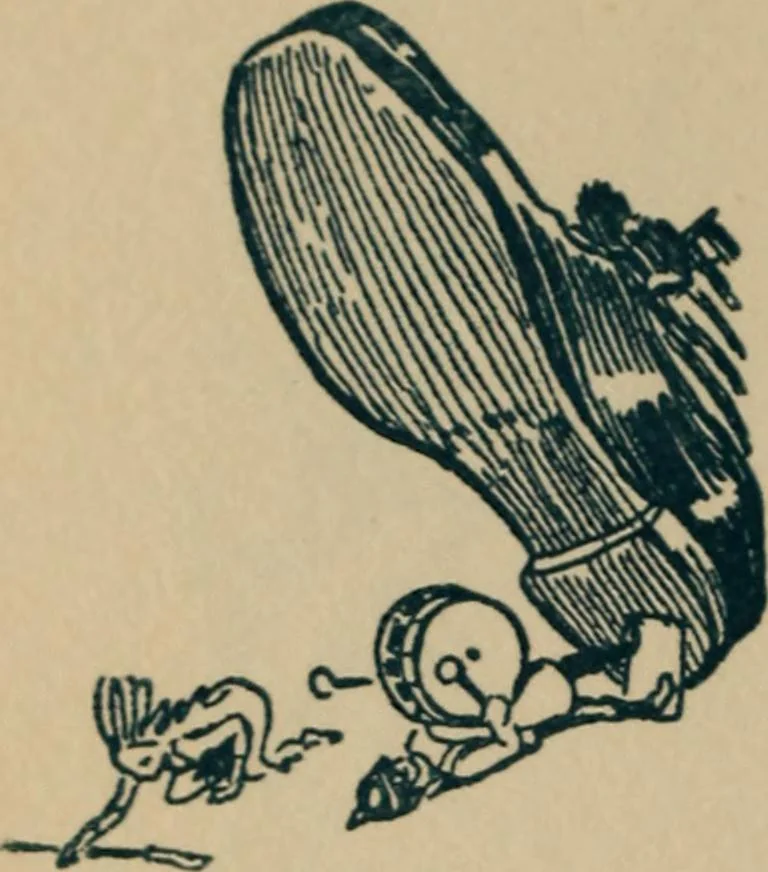 An illustration from Floor games, 1912, leaf 69