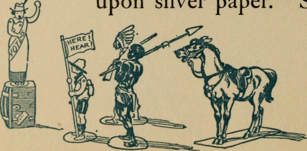 An illustration from Floor games, 1912, leaf 73