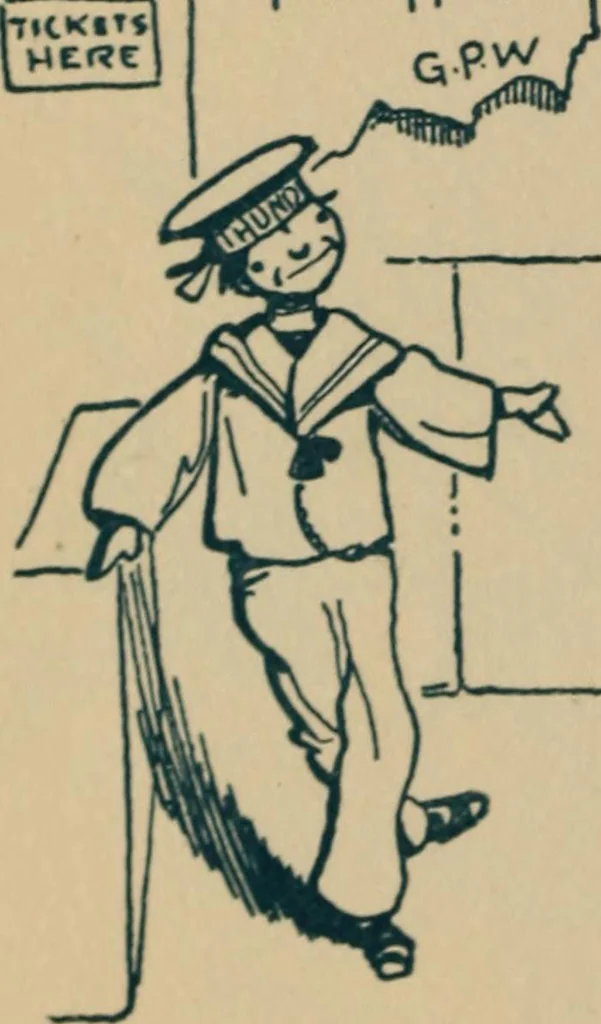 An illustration from Floor games, 1912, leaf 75