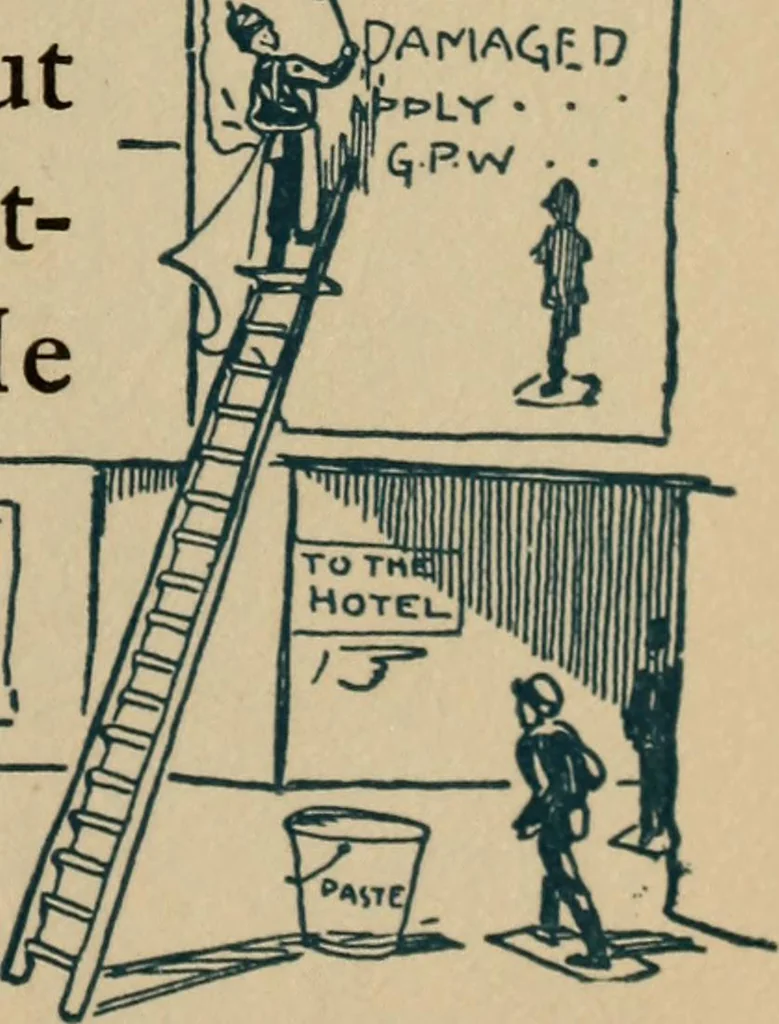 An illustration from Floor games, 1912, leaf 78