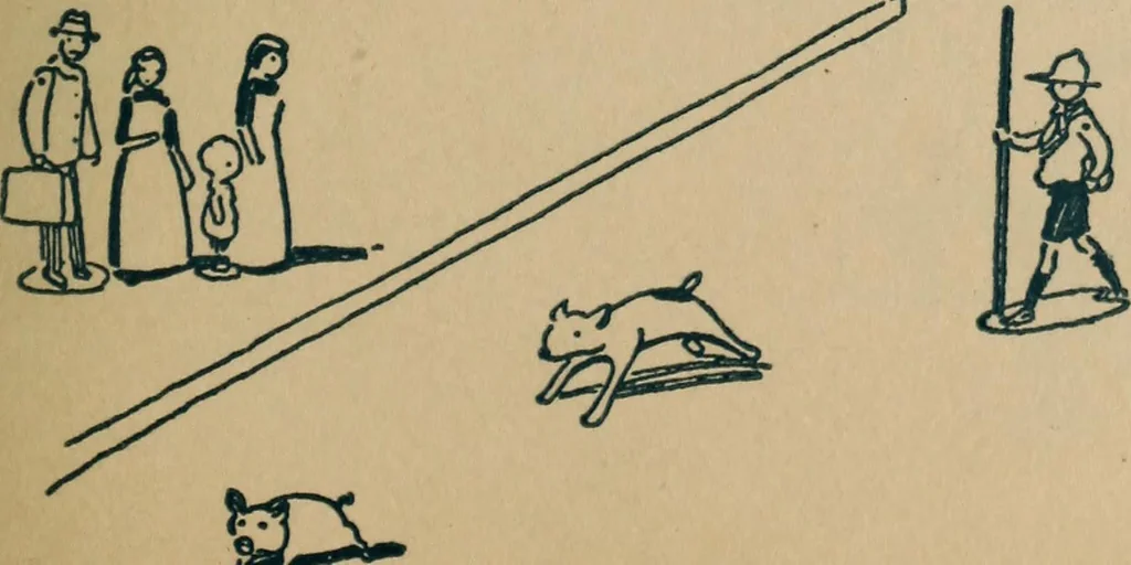 An illustration from Floor games, 1912, leaf 84