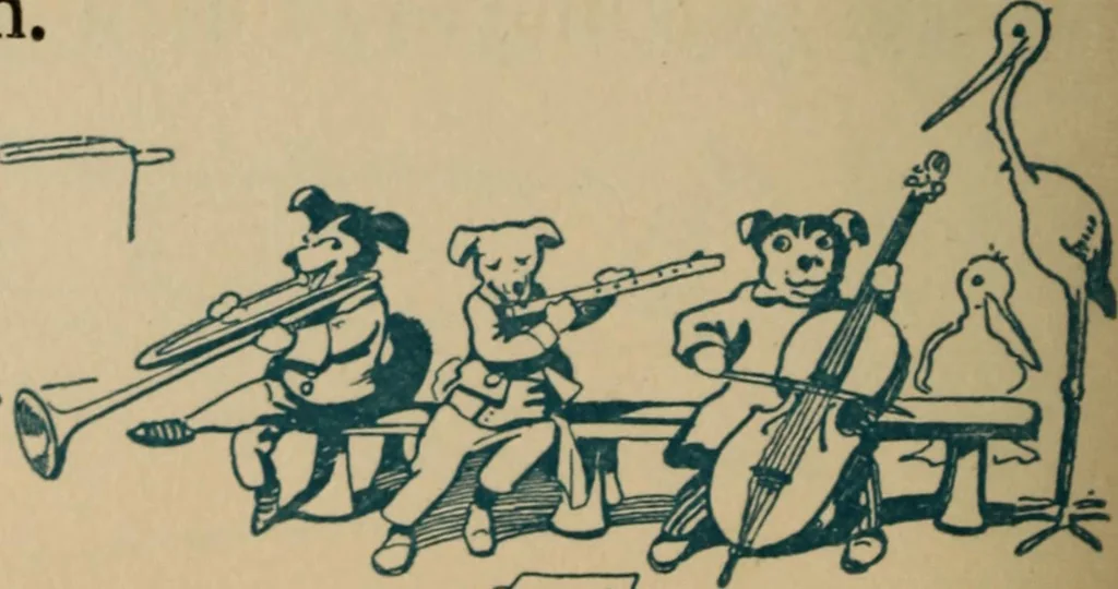 An illustration from Floor games, 1912, leaf 89