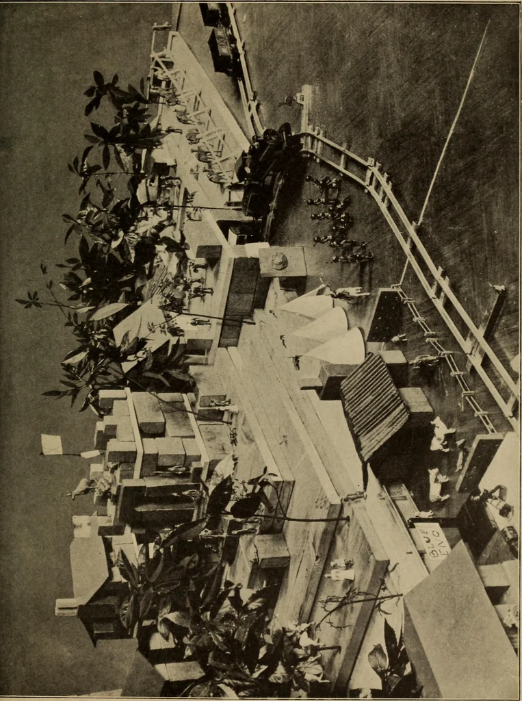 An illustration from Floor games, 1912, leaf 92