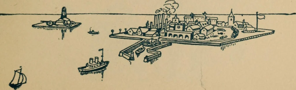 An illustration from Floor games, 1912, leaf 98