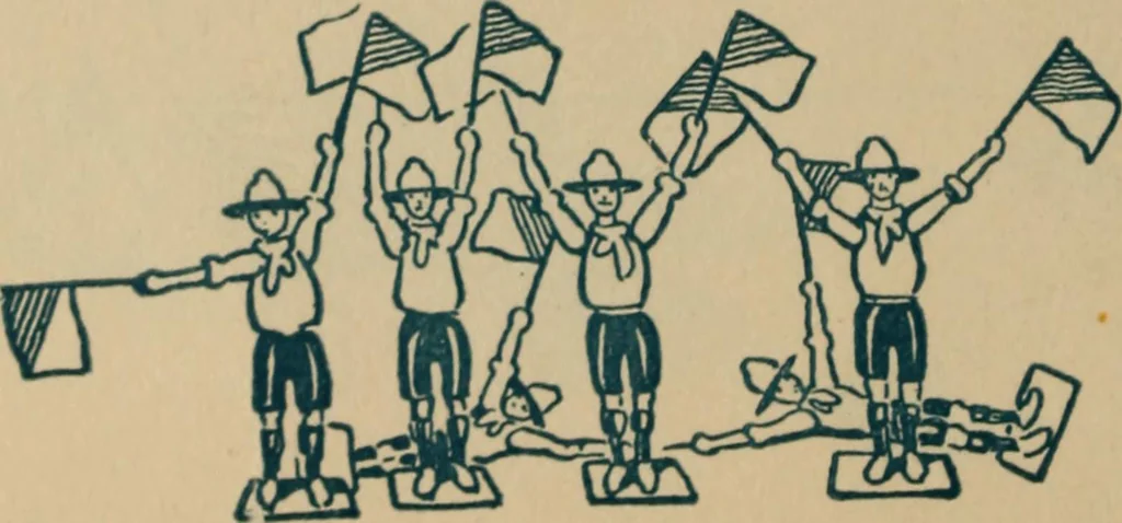 An illustration from Floor games, 1912, leaf 99