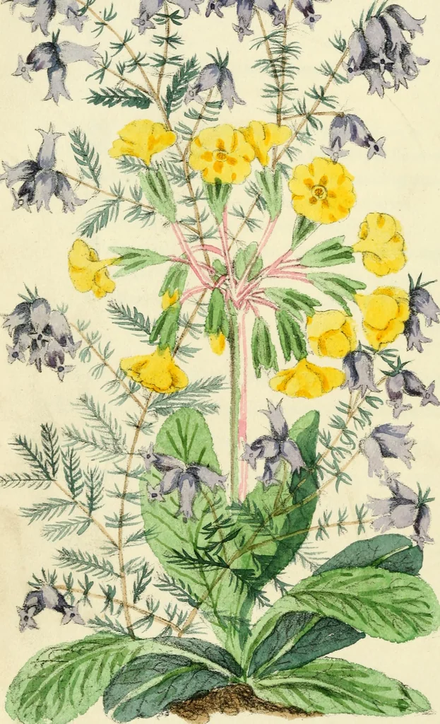 An illustration from Floral emblems, 1825, leaf 337