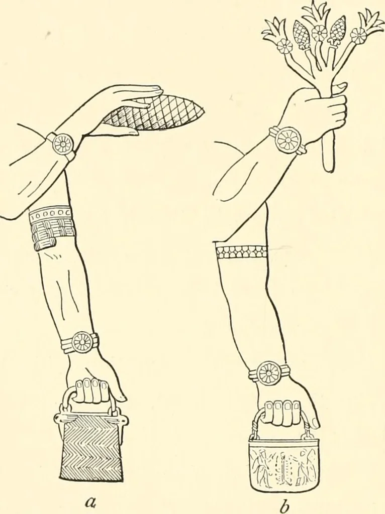 An illustration from The flora of the Assyrian monuments and its outcomes, 1894, leaf 102