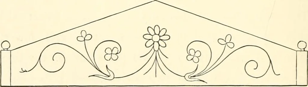 An illustration from The flora of the Assyrian monuments and its outcomes, 1894, leaf 116