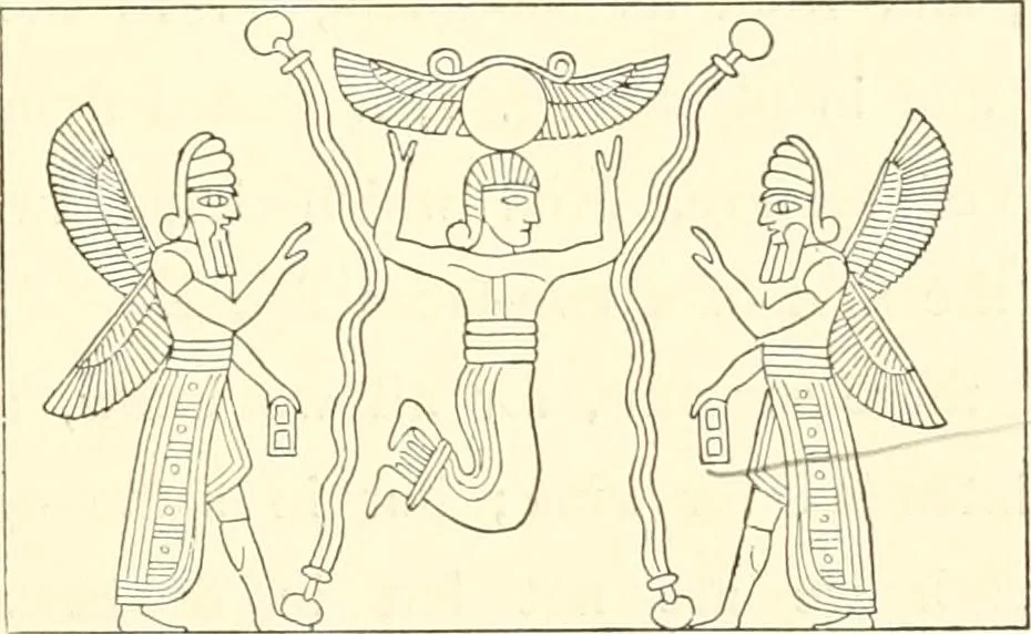 An illustration from The flora of the Assyrian monuments and its outcomes, 1894, leaf 119