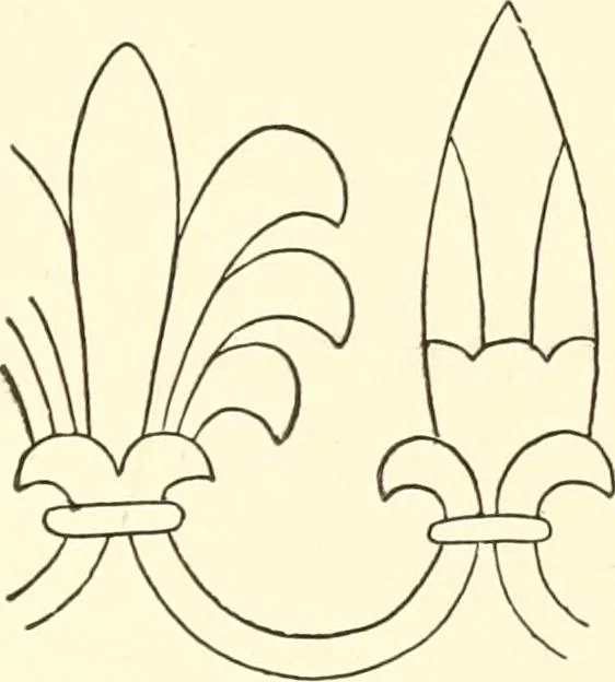 An illustration from The flora of the Assyrian monuments and its outcomes, 1894, leaf 143