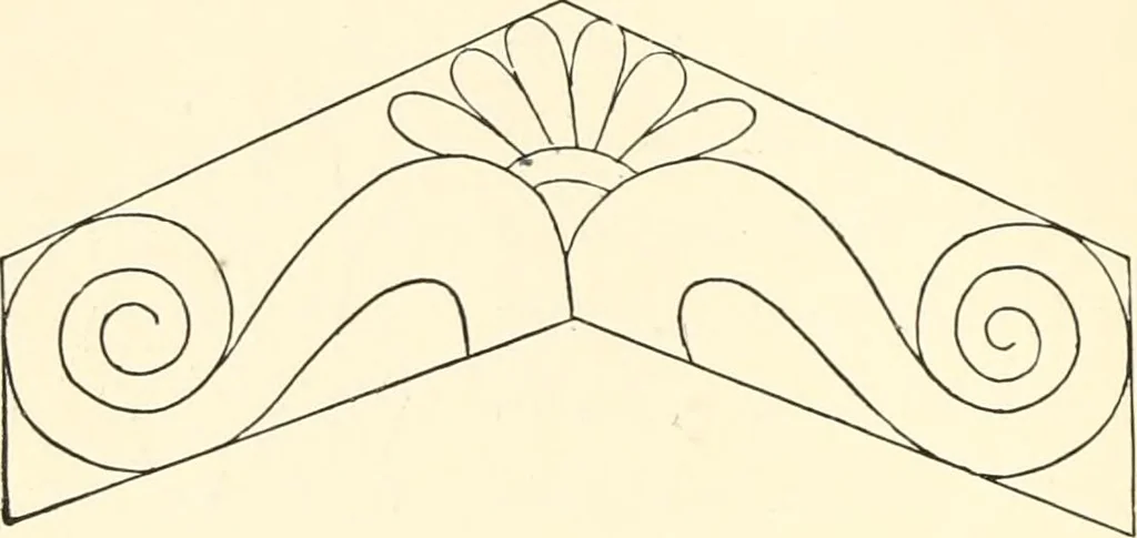 An illustration from The flora of the Assyrian monuments and its outcomes, 1894, leaf 144