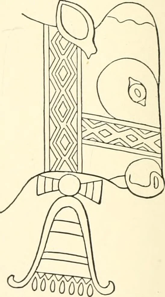An illustration from The flora of the Assyrian monuments and its outcomes, 1894, leaf 156
