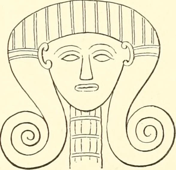 An illustration from The flora of the Assyrian monuments and its outcomes, 1894, leaf 163