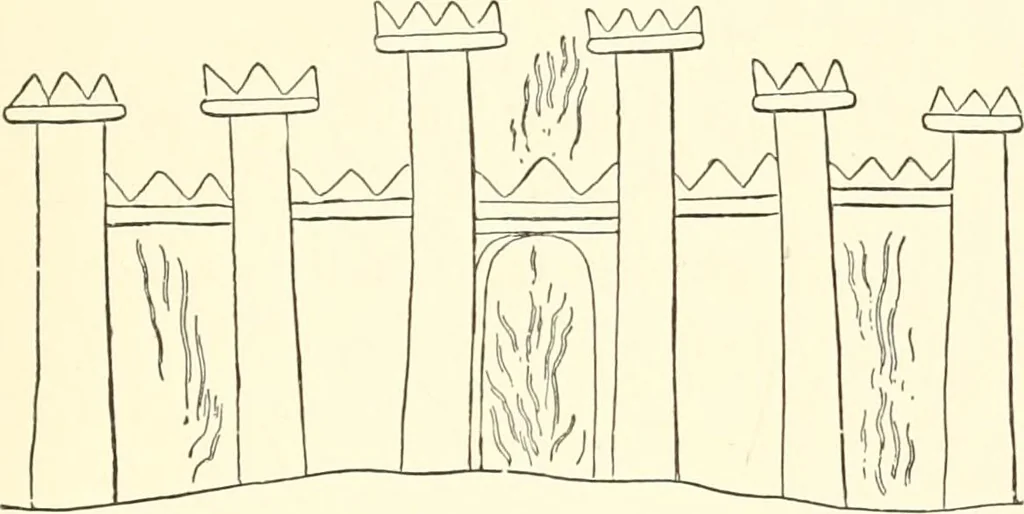 An illustration from The flora of the Assyrian monuments and its outcomes, 1894, leaf 173