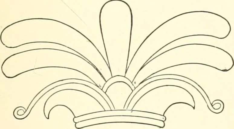 An illustration from The flora of the Assyrian monuments and its outcomes, 1894, leaf 177