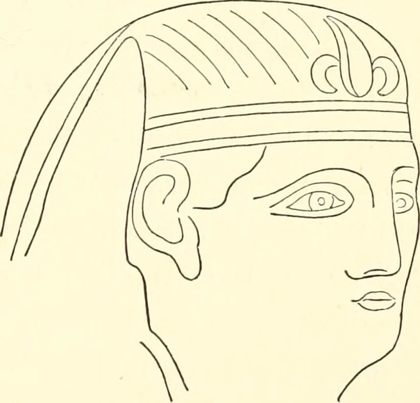 An illustration from The flora of the Assyrian monuments and its outcomes, 1894, leaf 179
