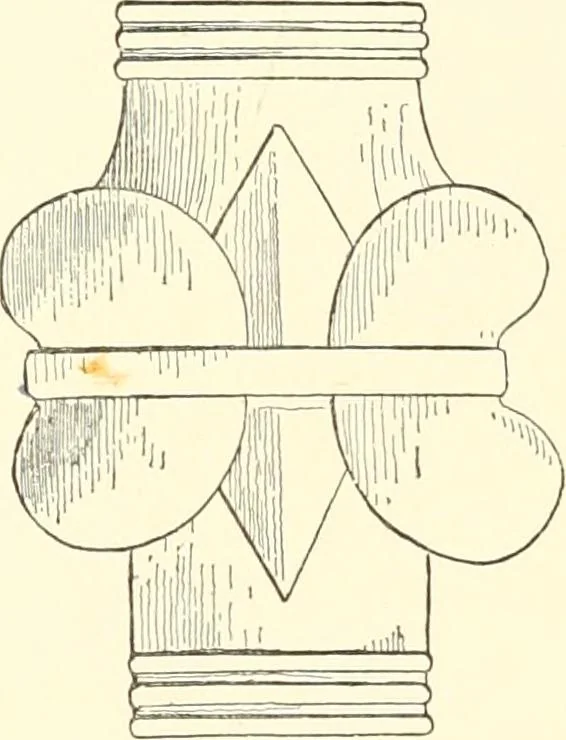An illustration from The flora of the Assyrian monuments and its outcomes, 1894, leaf 189