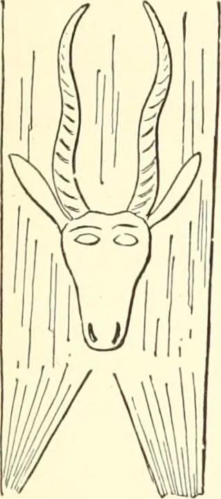An illustration from The flora of the Assyrian monuments and its outcomes, 1894, leaf 199