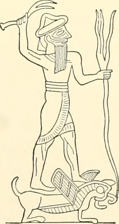 An illustration from The flora of the Assyrian monuments and its outcomes, 1894, leaf 200