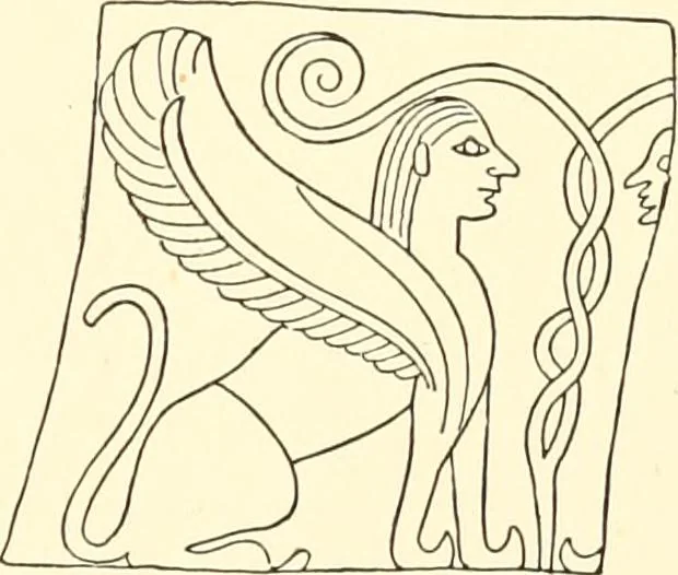 An illustration from The flora of the Assyrian monuments and its outcomes, 1894, leaf 205