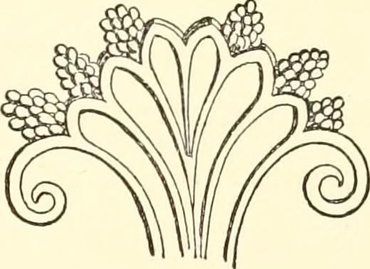 An illustration from The flora of the Assyrian monuments and its outcomes, 1894, leaf 85