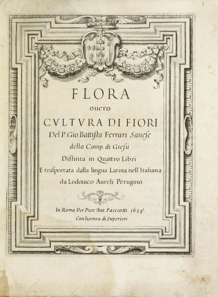 An illustration from Flora, ouero, Cultura di fiori, 1638, leaf 5