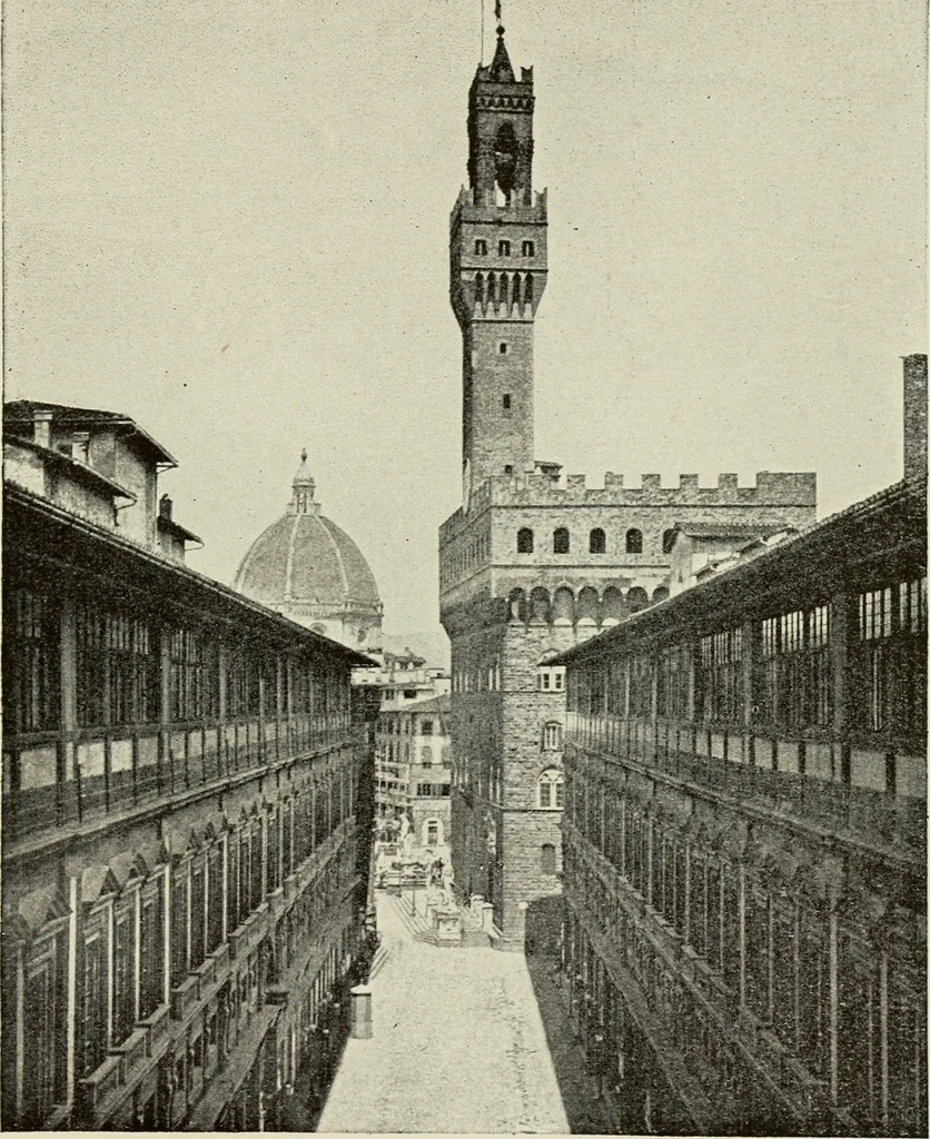An illustration from Florence and her art, 1912, leaf 108