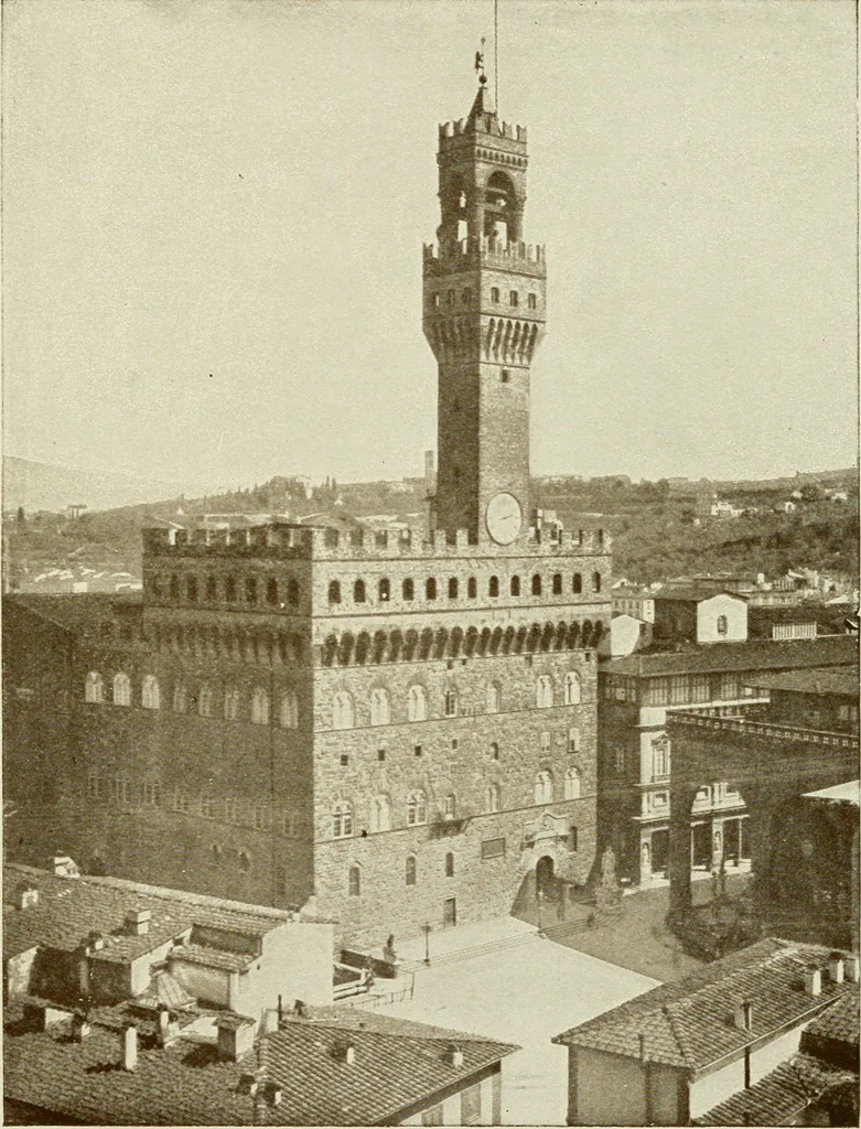 An illustration from Florence and her art, 1912, leaf 54