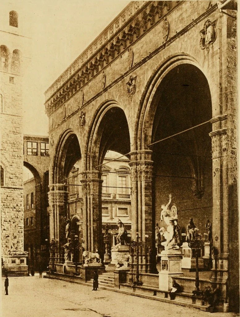 An illustration from Florence and her art, 1912, leaf 76