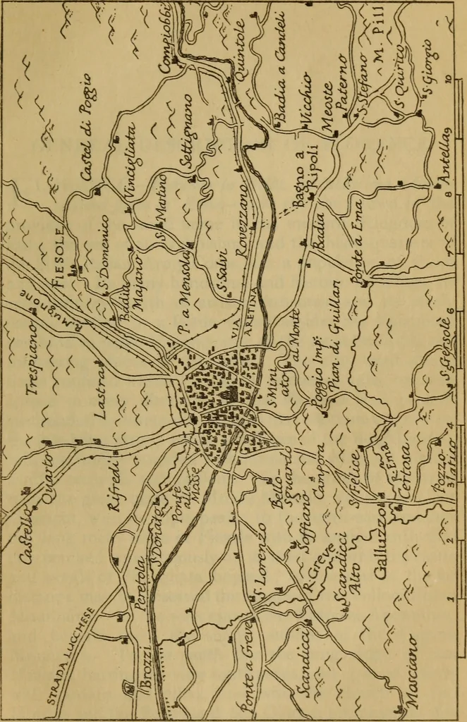 An illustration from Florence and her treasures, 1911, leaf 45