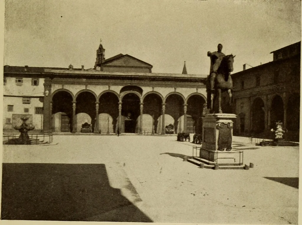 An illustration from Florence and her treasures, 1911, leaf 77