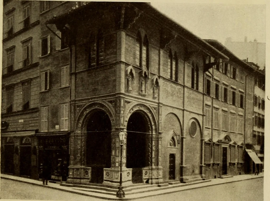 An illustration from Florence and her treasures, 1911, leaf 77