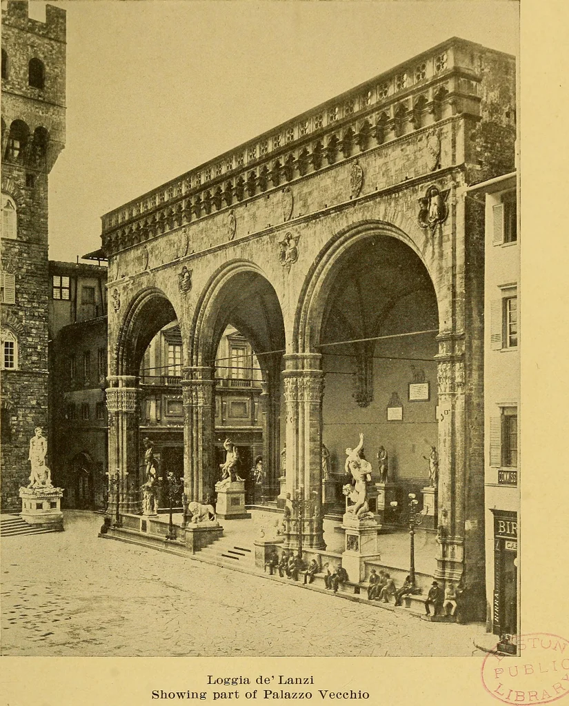 An illustration from Florence in poetry, history, and art, 1913, leaf 66