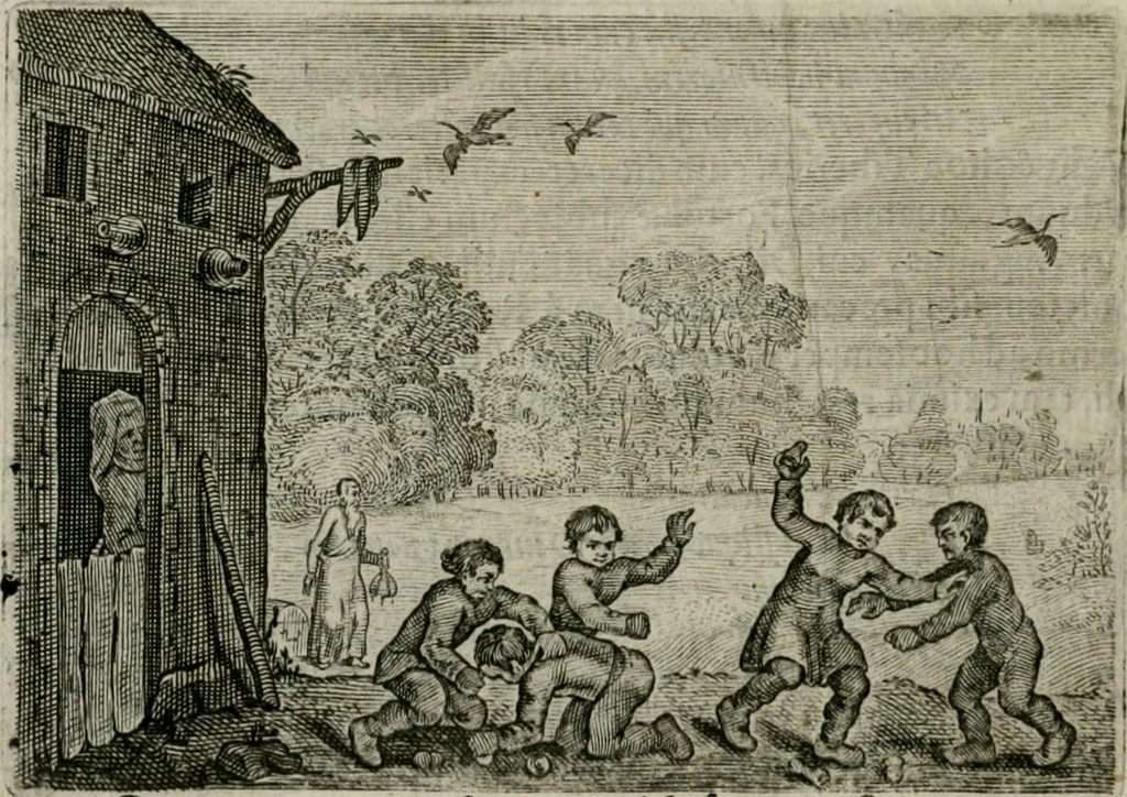 An illustration from Emblemata Florentii Schoonhovii I.C. Goudani, partim moralia partim etiam civilia : cum latiori eorundem ejusdem auctoris intepretatione : accedunt et alia quaedam poëmatia in alijs poëmatum suorum libris non contenta, 1648, leaf 101