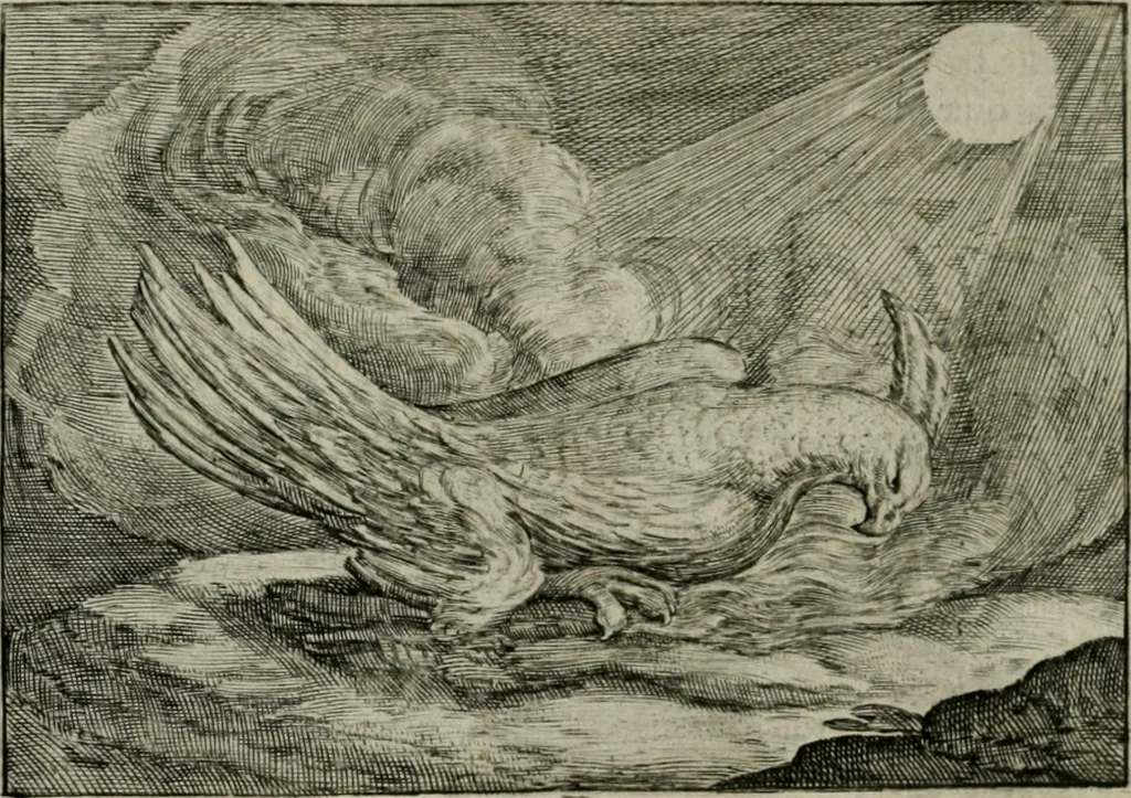 An illustration from Emblemata Florentii Schoonhovii I.C. Goudani, partim moralia partim etiam civilia : cum latiori eorundem ejusdem auctoris intepretatione : accedunt et alia quaedam poëmatia in alijs poëmatum suorum libris non contenta, 1648, leaf 151