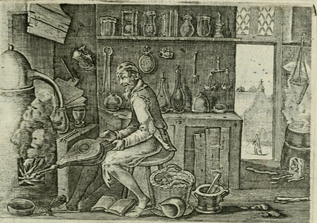 An illustration from Emblemata Florentii Schoonhovii I.C. Goudani, partim moralia partim etiam civilia : cum latiori eorundem ejusdem auctoris intepretatione : accedunt et alia quaedam poëmatia in alijs poëmatum suorum libris non contenta, 1648, leaf 162